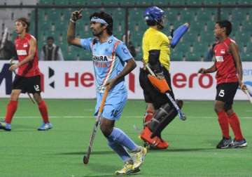 india thrash clueless singapore 15 1 in olympic qualifiers
