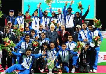 victorious indian hockey team returns home