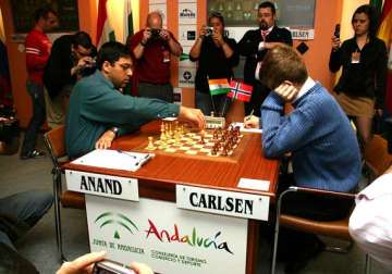 anand carlsen draw their eighth game