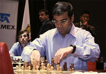 anand salvages lost position to settle for 4th draw