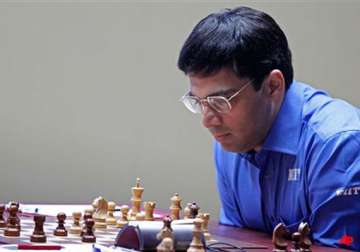 anand strikes back to level scores