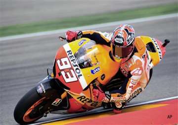 aragon grand prix marquez sets track record for pole