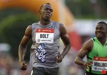 bolt wins 100m at golden spike in 9.91 sec