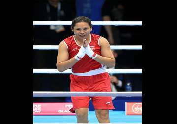cwg 2014 boxer sarita enters final of lightweight category