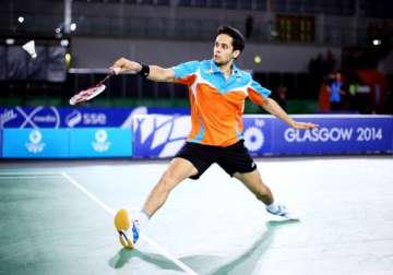 cwg 2014 kashyap wins gold in men s singles badminton after 32 years