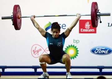 cwg 2014 lifter sanjita wins india s first gold at games