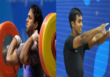 cwg satish bags gold ravi silver in men s 77kg weightlifting