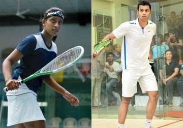 cwg 2014 three indians win their squash opener