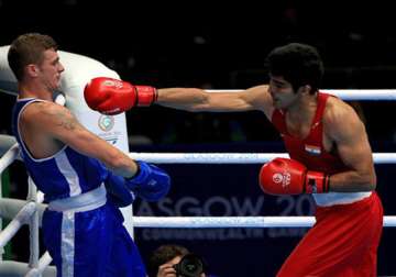 cwg 2014 vijender settles for silver as indian boxers fail to win gold