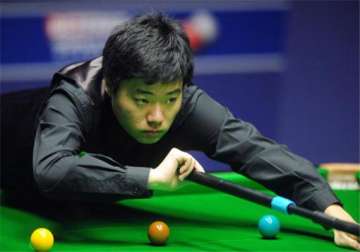 china s ding beats scot mcmanus at snooker worlds