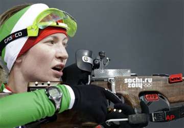 darya domracheva win olympic gold in 10 km pursuit at sochi