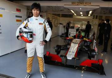 first chinese born driver tests in formula one