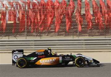 force india s perez to start 5th in bahrain