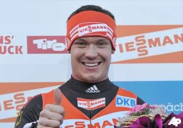 germany s loch wins luge world cup opener