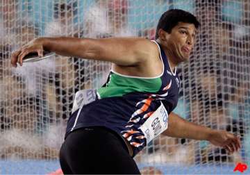 gowda finishes 7th in discus throw in world athletics