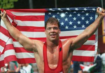 i am an entertainer says world wrestling champ kurt angle