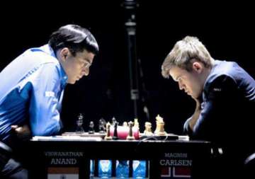 viswanathan anand crushes carlsen jumps to joint third in norway chess