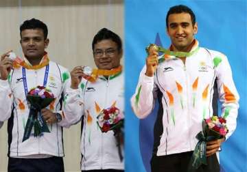 asian games shooters clinch silver sejwal bags swimming bronze on day 7