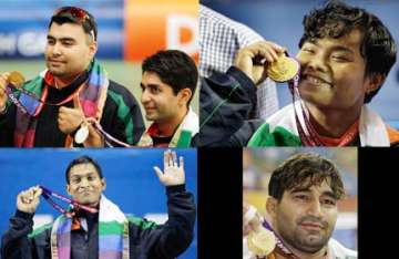 india bags 6 gold medals on day three retains second spot