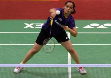 saina nehwal ousted from badminton asia championship