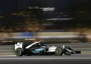 nico rosberg fastest ahead of lewis hamilton in 2nd practice