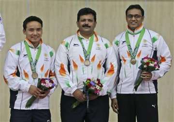 asian games in form jitu rai leads india to team bronze in 10m air pistol