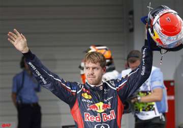 vettel takes pole for japanese gp