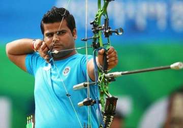 world archery india s rajat chauhan settles for silver