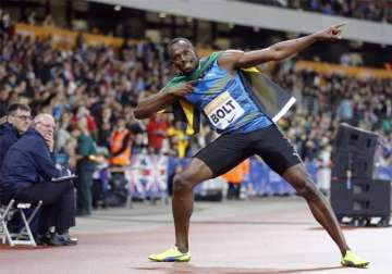 usain bolt bounces back with 100 metre win in london