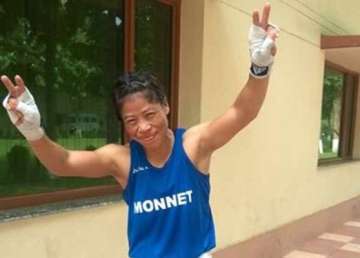 asian games mary kom in boxing semi finals