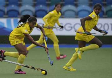 asian games indian eves maul malaysia 6 1 book semifinal berth in hockey