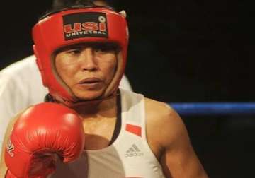 asian games indian boxing contingent files protest against sarita s loss