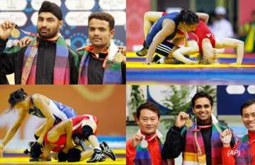 india grab ten medals to keep second position