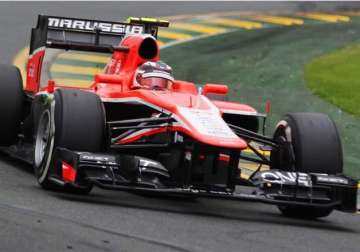 marussia hopes of competing in f1 dented