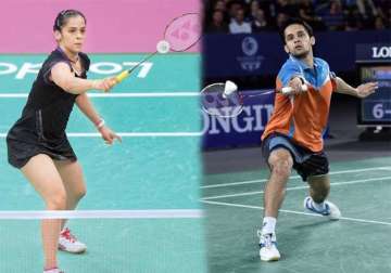 saina retains crown kashyap wins men s singles syed modi title