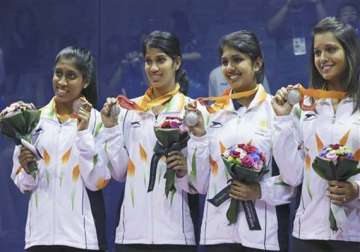 asian games indian women s squash team settles for silver