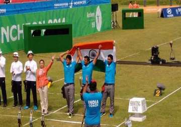 asian games indian men s team wins compound archery gold