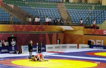 rajender wins gold sunil bags bronze in greco roman wrestling