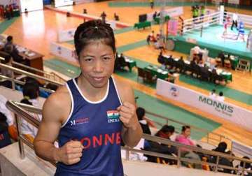 mary kom will settle for nothing less than gold at asian games