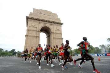 delhi half marathon attracts runners from across world