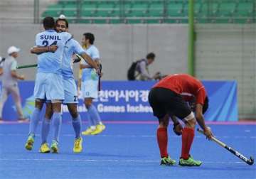 asian games india set up a revenge clash against pak in hockey final