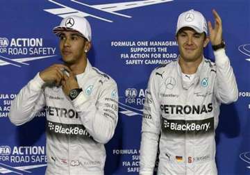 rosberg takes pole for abu dhabi gp hamilton 2nd