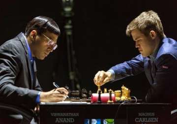 anand misses opportunity draws fifth game with carlsen