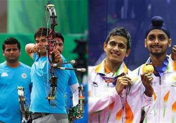 asian games archers squash players bag historic gold india in 11th spot