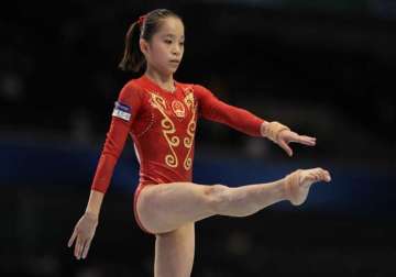 asian games china sweeps women s gymnastics all around gold and silver