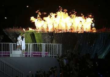 asian games flame goes out
