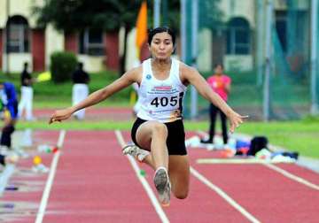india s mayookha johny wins asian women s long jump gold