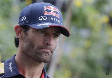 indian gp webber aiming to spoil vettel s f1 title party
