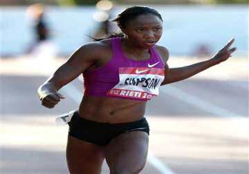 jamaican sprinter simpson gets ban