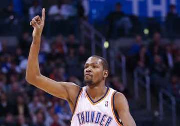 nba durant s triple double carries thunder over wolves